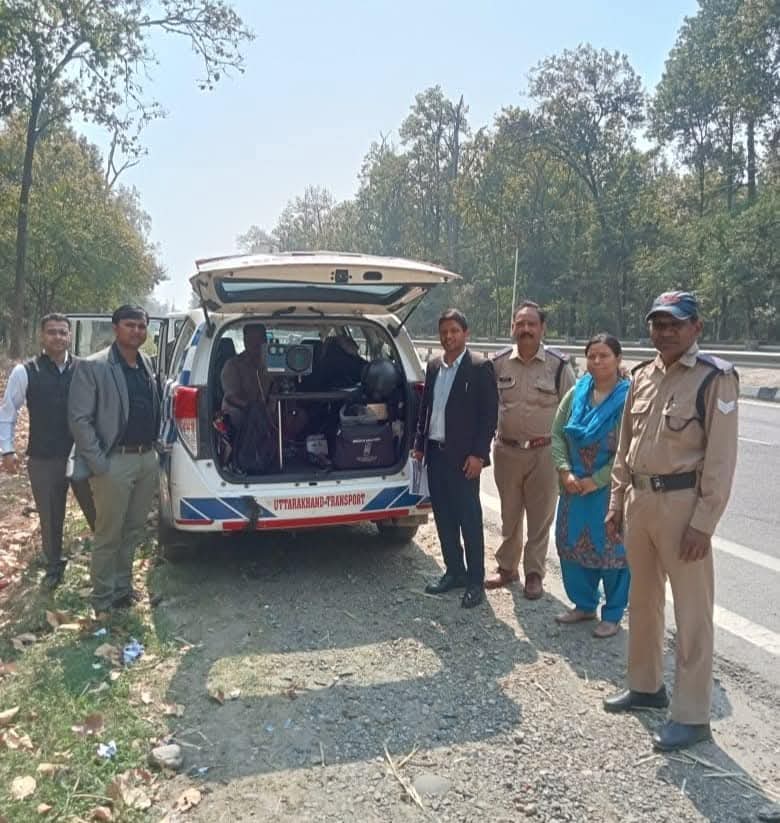 SPEED RADAR GUN,UTTRAKHAND, UTTRAKHAND POLICE, OVERSPEED,