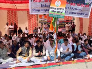 protest against lacchiwala toll plaza