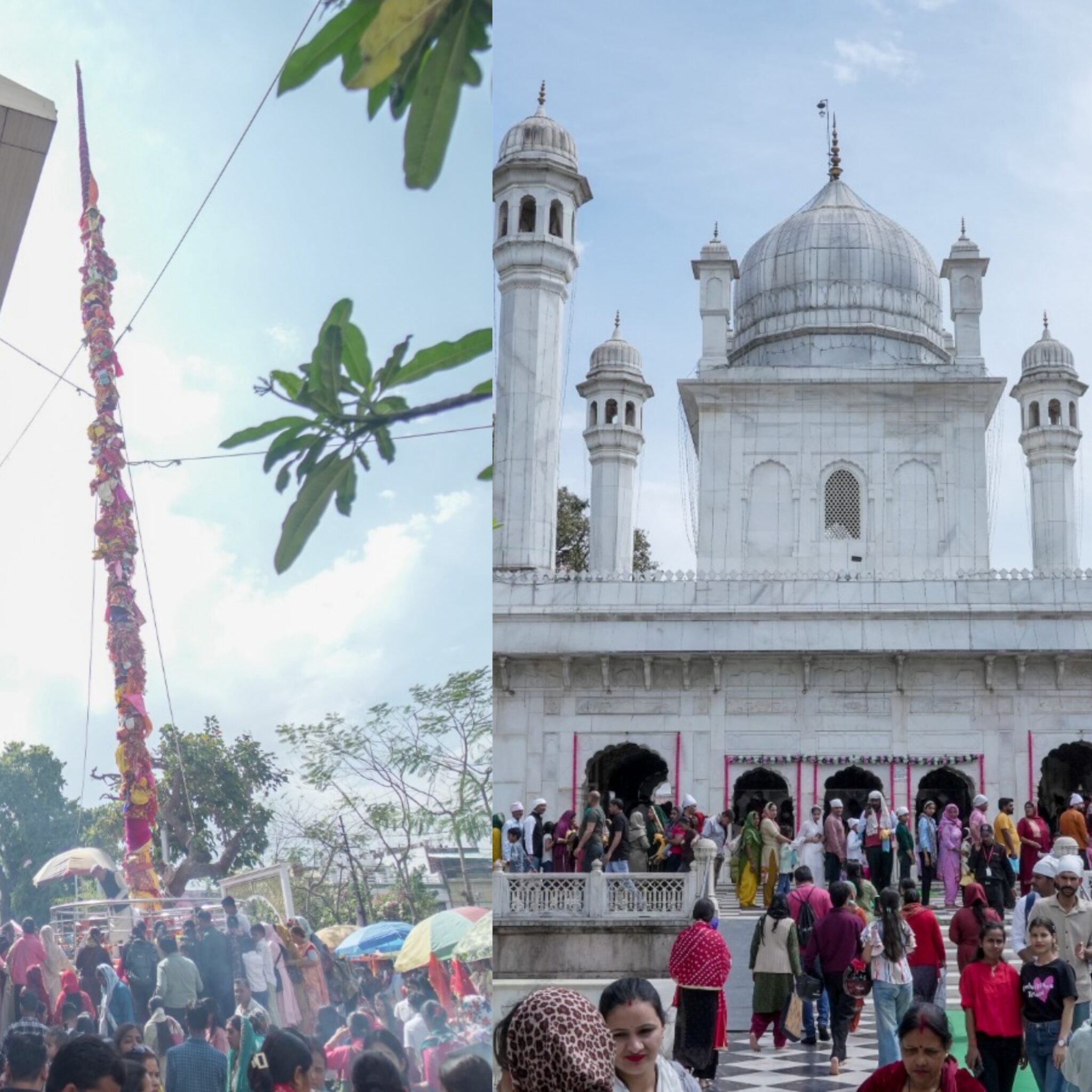 दर्शन-मनौतियों के लिए उमड़ रहे श्रद्धालु, झण्डे जी मेला गुलजार