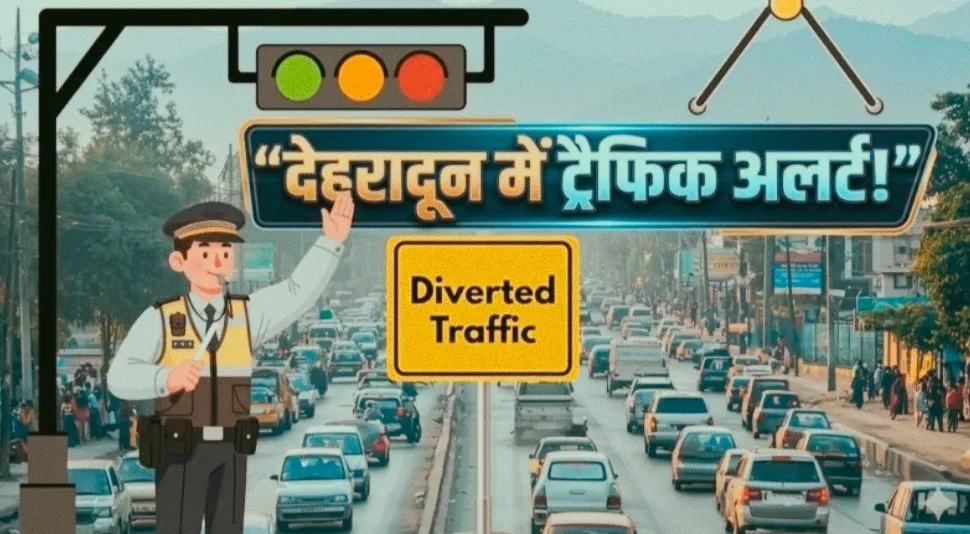 देहरादून में ट्रैफिक व्यवस्था बदली, वैकल्पिक रूट तय