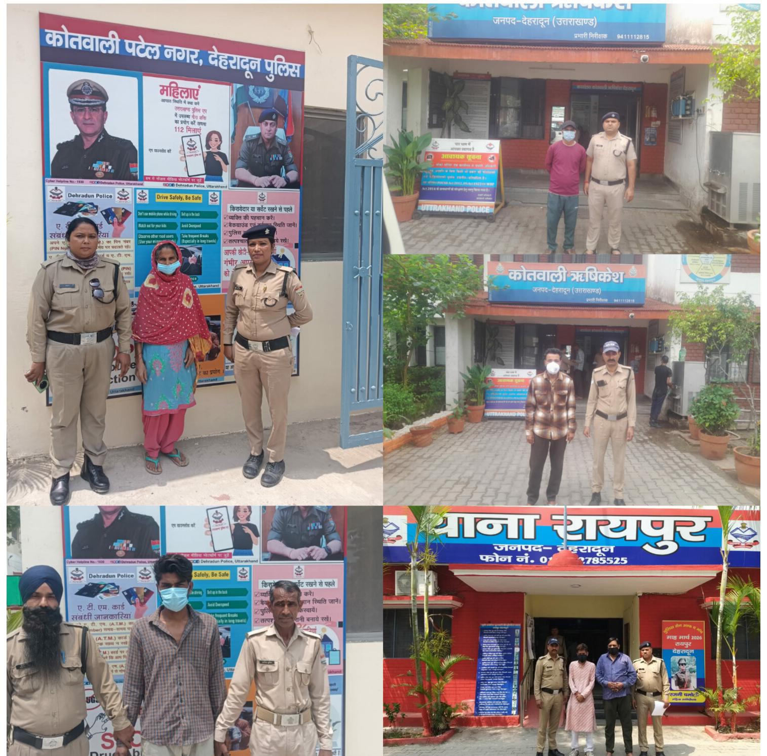 वारंटियों के विरूद्ध दून पुलिस की ताबडतोड कार्यवाही।
