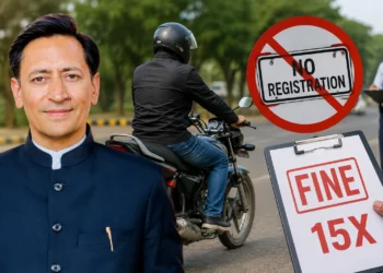बिना रजिस्ट्रेशन सड़कों पर दौड़ रहे दोपहिया वाहनों पर होगी सख्त कार्रवाई, डीलरों पर 15 गुना जुर्माना
