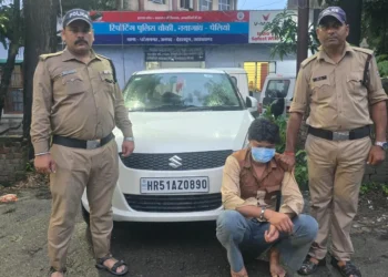 पटेलनगर में फायरिंग का आरोपी चंद घंटों में गिरफ्तार, कार बरामद