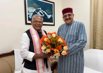 कैबिनेट मंत्री सतपाल महाराज ने केंद्रीय मंत्री जीतन राम मांझी से की शिष्टाचार भेंट