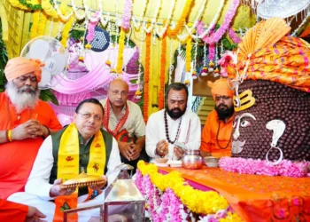 टपकेश्वर महादेव की भव्य शोभायात्रा में शामिल हुए मुख्यमंत्री श्री पुष्कर सिंह धामी