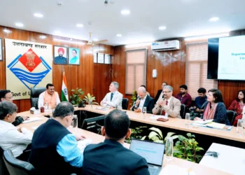मुख्य सचिव से विश्व बैंक के एमडी एवं प्रतिनिधिमंडल की शिष्टाचार भेंट